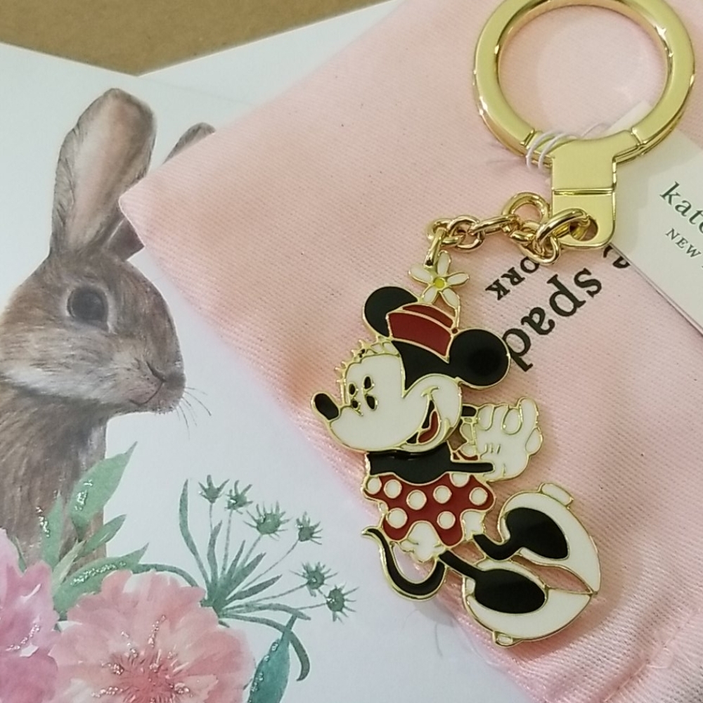 Kate Spade Retro Mini Mouse Keychain - image 2